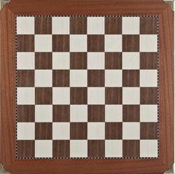 Champion Wood Chess Board With Brass Corners