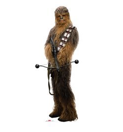 Chewbacca Holding Bow Star Wars VIII The Last Jedi Cardboard Cutout