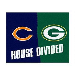 Chicago Bears / Green Bay Packers House Divided All-Star Mat