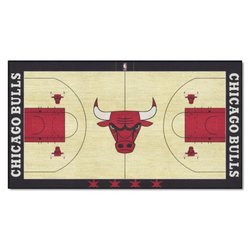 Chicago Bulls Basketball Large Court Runner Rug