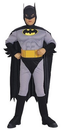 Child Deluxe Batman Costume - Muscle Chest