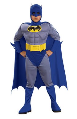 Child Deluxe Muscle Chest Batman Costume