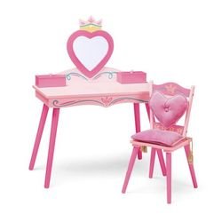 Child Princess Vanity Table & Chair Set