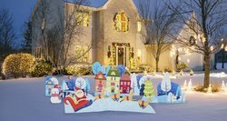 Christmas Village Outdoor Yard Signs