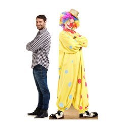 Circus Clown Cardboard Cutout