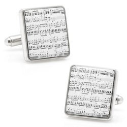 Classical Sheet Music Cufflinks