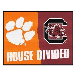 Clemson / South Carolina House Divided All-Star Mat