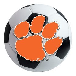 Clemson University Soccer Ball Rug