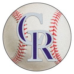 Colorado Rockies Baseball Rug