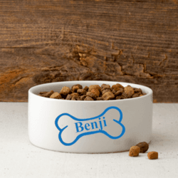 Colorful Personalized Dog Bowl - Small
