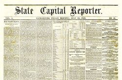 Complete Original Historic Newspaper - Wild West Era