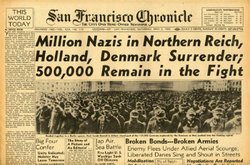 Complete Original Historic Newspaper - World War II
