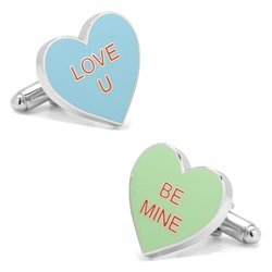 Conversation Hearts Cufflinks