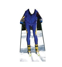 Cross Country Skier Standin Cardboard Cutout
