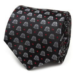 Darth Vader Black Dot Men's Tie