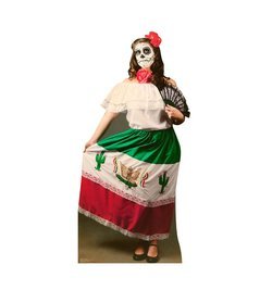 Day of The Dead Woman Cardboard Cutout