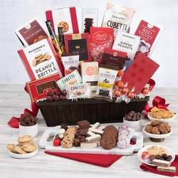 Deluxe Christmas Chocolate Gift Basket