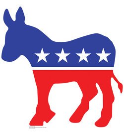 Democratic Donkey Cardboard Cutout