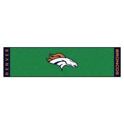 Denver Broncos Golf Putting Green Mat