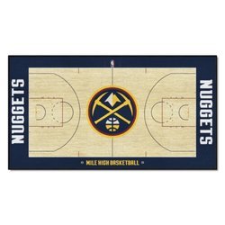 Denver Nuggets Basketball Court Runner Rug