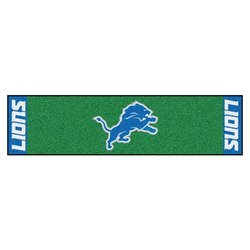 Detroit Lions Golf Putting Green Mat