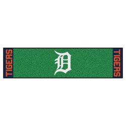 Detroit Tigers Golf Putting Green Mat