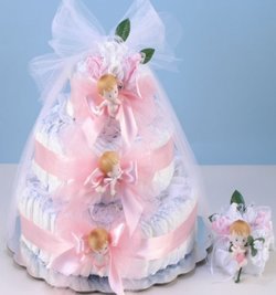 Diaper Cake Delight-Pink