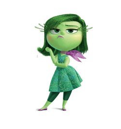 Disgust Disney/Pixars Inside Out Cardboard Cutout