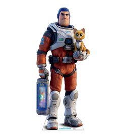 Disney Lightyear Life-size Buzz and Sox Cardboard Cutout