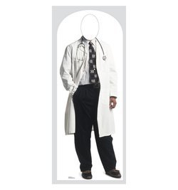 Doctor Stand In Cardboard Cutout