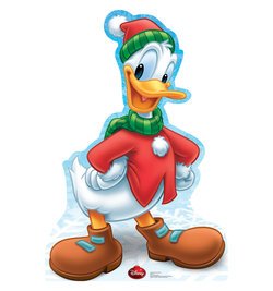 Donald Duck Holiday Limited Edition Cardboard Cutout