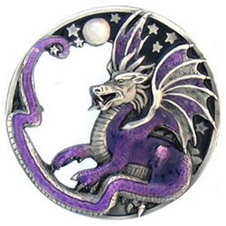 Dragon Enameled Belt Buckle