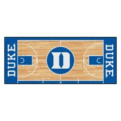 Duke University Basketball Court Runner Rug