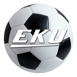 Eastern Kentucky University Soccer Ball Rug