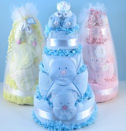 Elephant Baby Cake Supreme Gift Basket