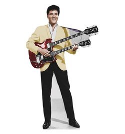 Elvis Yellow Jacket Cardboard Cutout