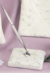 Embroidered Silk Organza Collection Guest Pen