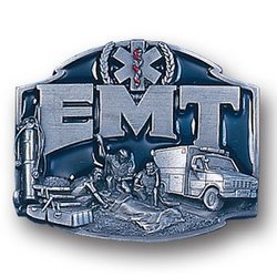 EMT Enameled Belt Buckle