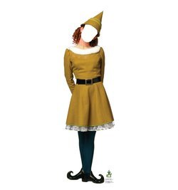 Female Elf Standin Elf Cardboard Cutout