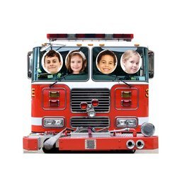 Fire Truck Standin Cardboard Cutout