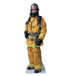 Firefighter Cardboard Cutout