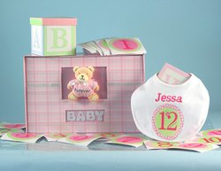 First 12 Months Keepsake Gift  - Baby Girl