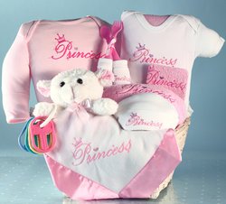 Fit for a Princess Baby Gift Basket