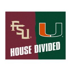 Florida State / Miami House Divided All-Star Mat