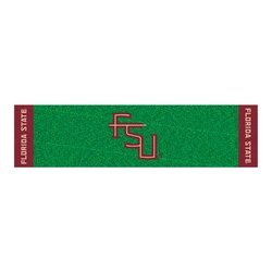 Florida State University Golf Putting Green Mat - Seminole Logo