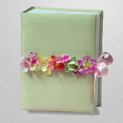 Flower Garland Personalized Baby Photo Album - Small