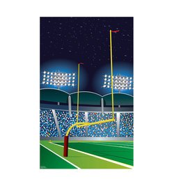 Football Goal Post Cardboard Cutout