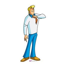 Fred Scooby-Doo Mystery Incorporated Cardboard Cutout