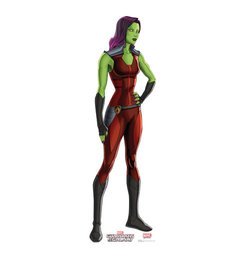 Gamora Animated Guardians of the Galaxy Cardboard Cutout