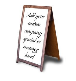 Generic Sandwich Board Cardboard Cutout